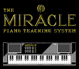 The Miracle Piano Teaching System Title Screen